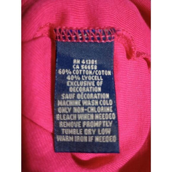 Ralph Lauren Shirt Ladies Medium Pink Barbie‎ Minimalist - Picture 5 of 6